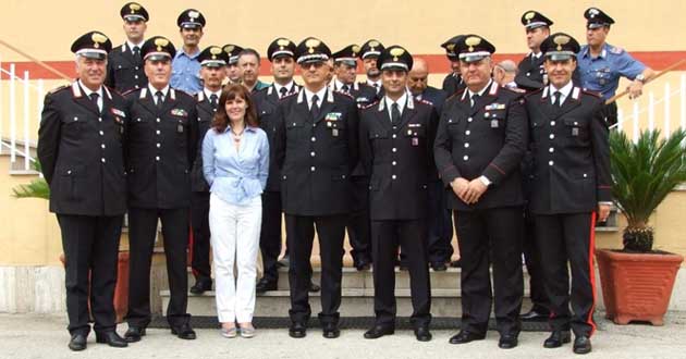 Saluto di commiato del Col. Antonio Menga Comandante Provinciale dei Carabinieri di Frosinone alla Compagnia di Cassino