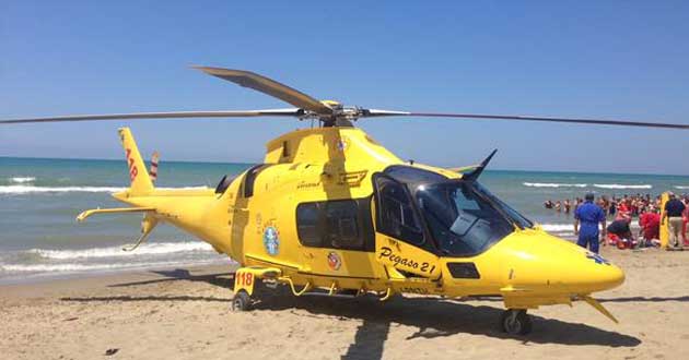 Un intervento del Pegaso 21 di stanza a Fonte di Papa, la base romana di Elitaliana