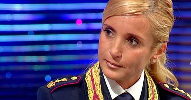 Il Vice questore aggiunto Capo di Gabinetto della Questura di Frosinone, dottoressa Stefania Marrazzo