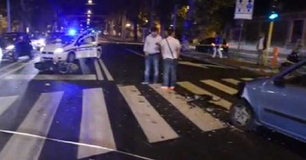 Roma. Nomentana. Incidente frontale moto contro auto. 18enne grave al Policlinico Umberto I