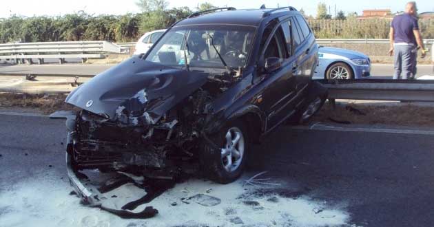 Aprilia Campoverde. Incidente Via Pontina