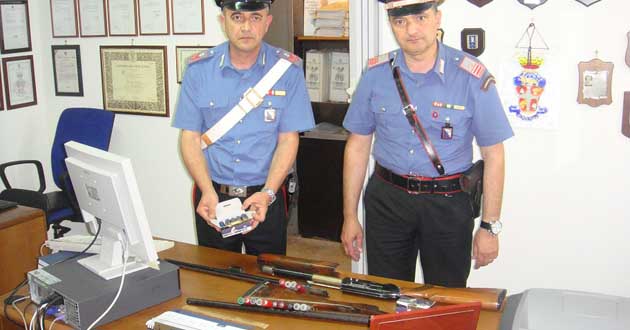 Ceprano. Carabinieri. Furto Rame