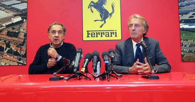 Ferrari Marchionne Montezemolo Ferrari Marchionne Montezemolo