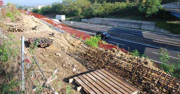 Frosinone. Barriere antirumore