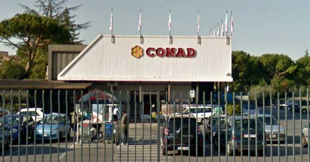 Pavona. Rapina al Supermercato Conad