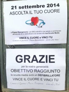 Segni - Giornata Prevenzione - manifesto ringraziamenti Segni - Giornata Prevenzione - manifesto ringraziamenti