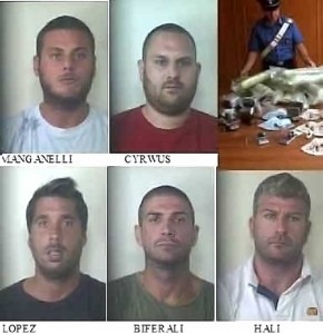 Sequestro 19 kg droga Latina