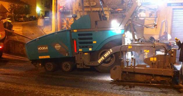 Valmontone. Lavori rifacimento manto stradale