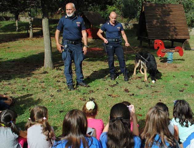 Velletri. Progetto “Scuole Sicure”. Incontro delle Forze dell’Ordine con gli alunni de “Il Giardino di Archimede”