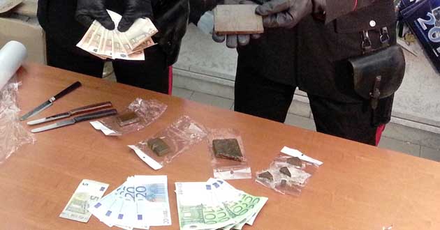 Droga e soldi sequestrati dai Carabinieri di Anzio a Tor San Lorenzo