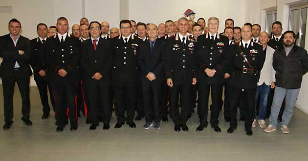 Anagni. Il Vice Comandante dell’Arma dei Carabinieri Gen. Ugo Zottin in visita alla locale Compagnia