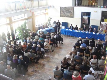 Precedente edizione del premio. Panoramica della sala