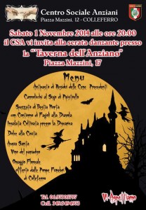Centro Anziani Colleferro. Festa di Halloween Centro Anziani Colleferro. Festa di Halloween