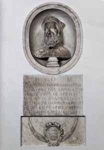 Immagine del monumento sepolcrale di Recchia a Sant’Agostino in Campo Marzio