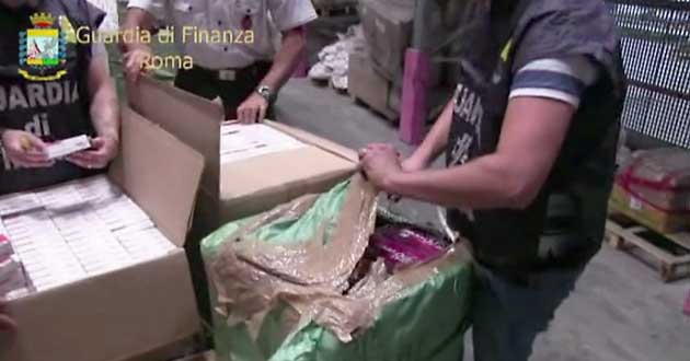 Sequestrati dalla Guardia di Finanza oltre 35mila prodotti nocivi e pericolosi