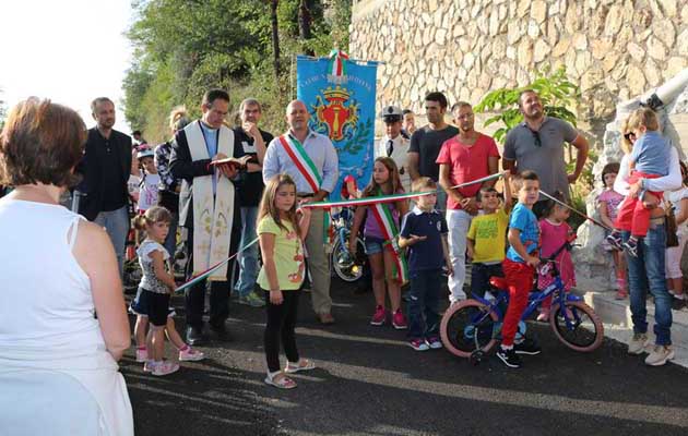 inaugurazione strada calascione