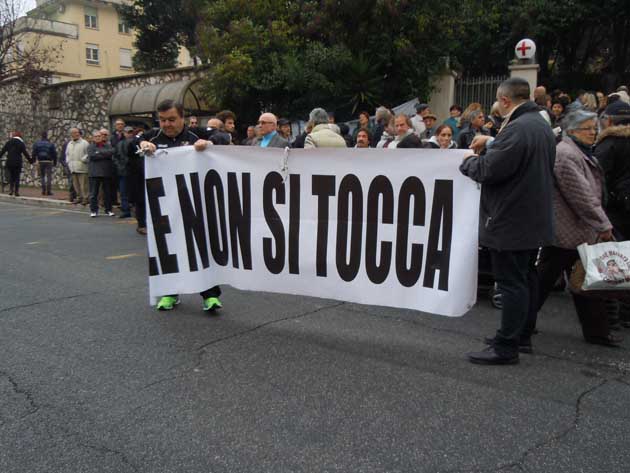 Colleferro. Manifestazione Ospedale - 20141127