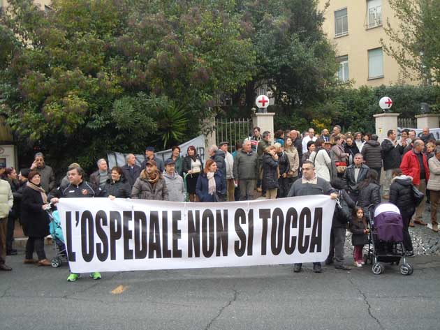 Colleferro. Manifestazione Ospedale - 20141127