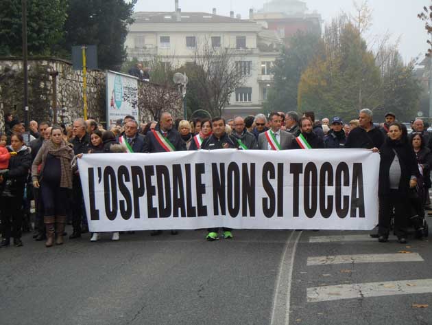 Colleferro. Manifestazione Ospedale - 20141127