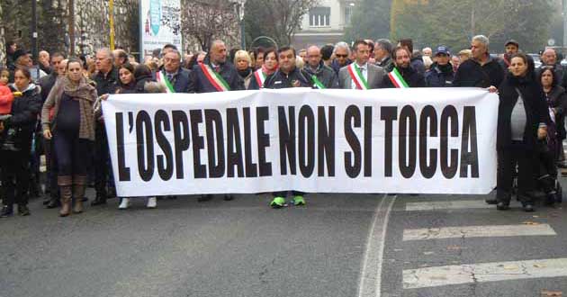Colleferro. Manifestazione Ospedale - 20141127