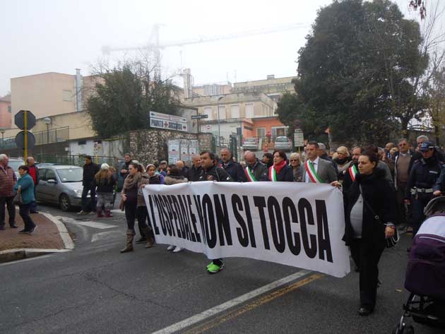 Colleferro. Manifestazione Ospedale - 20141127