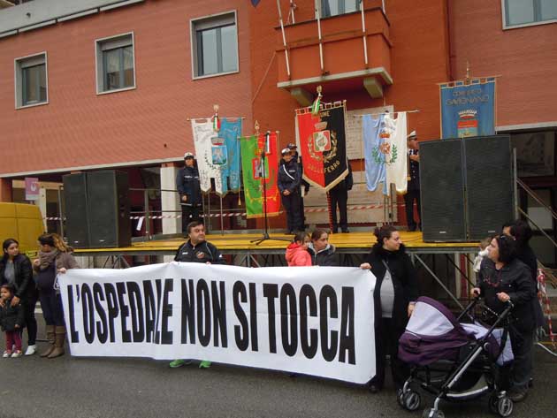 Colleferro. Manifestazione Ospedale - 20141127