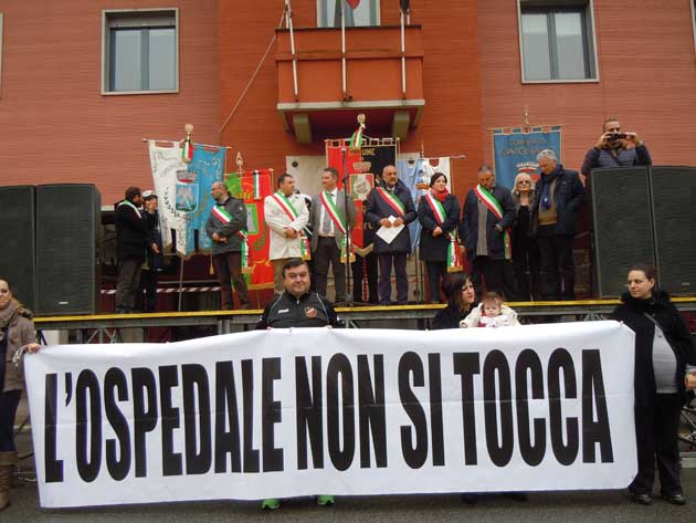 Colleferro. Manifestazione Ospedale - 20141127