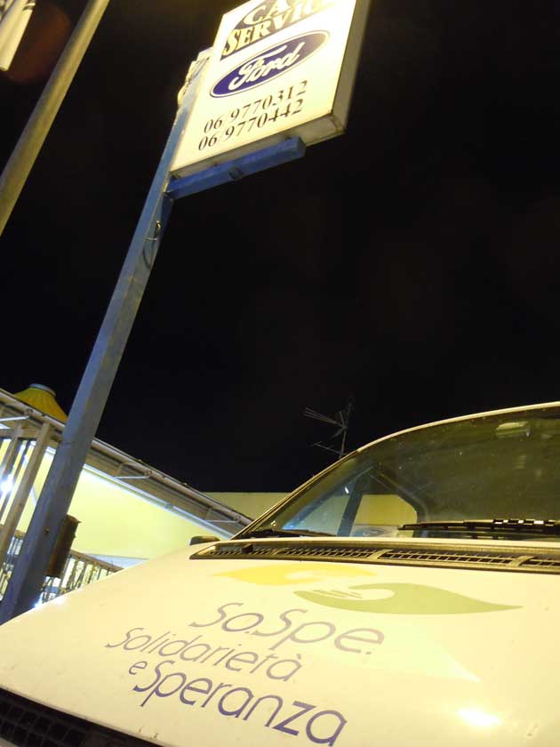 Suor Paola e Focus 2015 alla Ford Car Service di Colleferro
