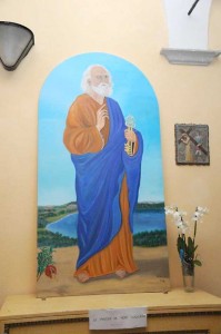 Il dipinto donato ai roccaprioresi dal Parroco Don Maurizio Del Nero