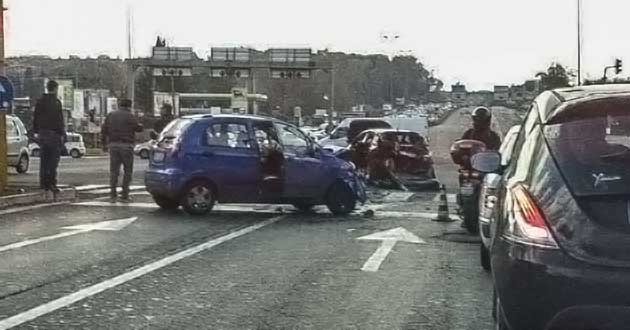 Roma Eur. Incidente mortale