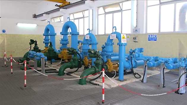 Castrocielo. Le pompe della centrale Acea Ato 5 di Capodacqua