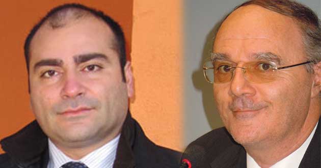 Il Coordinatore FI per la Provincia di Roma, Adriano Palozzi ed il Consigliere comunale di Fi dimissionario, Antonio Rossi