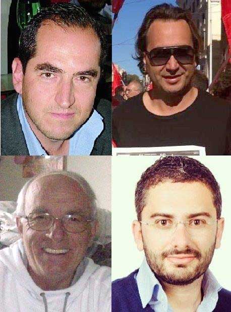 I Consiglieri comunali Berretta, Maddalena, Bernardini e Valeri