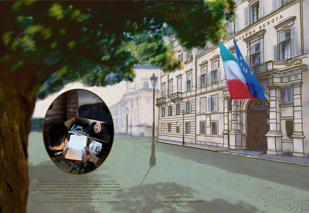 Copertina Calendario Arma Carabinieri 2015