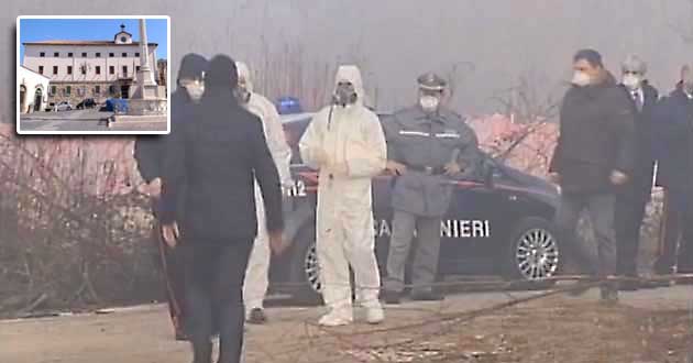 Incendio all’ex Cememit di Ferentino