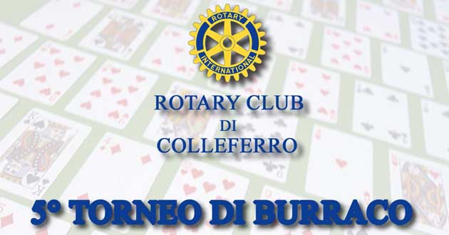Rotary Club Colleferro Burraco 2015