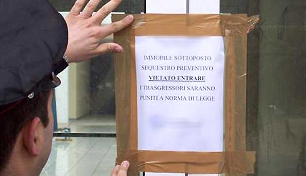 sequestro sigilli