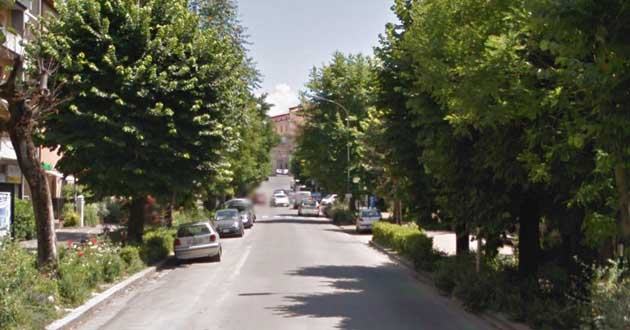 Anagni. Viale Regina Margherita