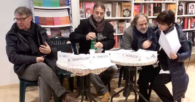Da sx il dottor Umberto Messia, il dottor Armando Papetti, il dottor Giovambattista Martino e la dottoressa Teresa Petricca