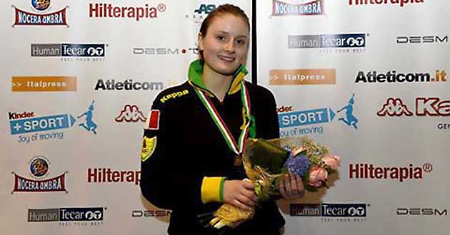 Camilla Mancini, Campionessa Italiana U23 (foto Bizzi)