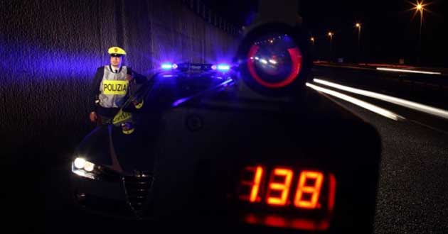 Polizia stradale - controlli velocità