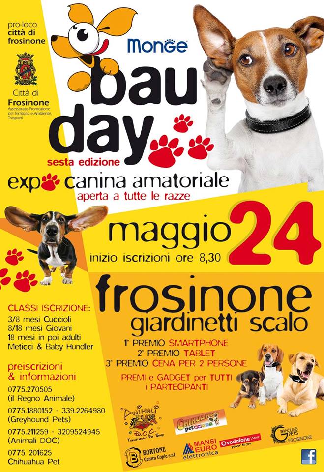 Bau Day Frosinone Bau Day Frosinone 24 maggio