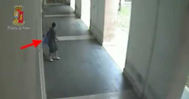 Polizia-arrestato-ladro-La-Sapienza-Umberto-i