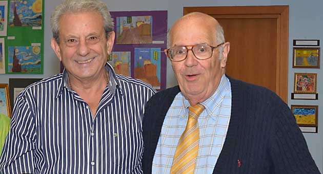 Unitre Colleferro. Il Presidente Giuseppe Torti ed il Vicepresidente Leonello Bianchi