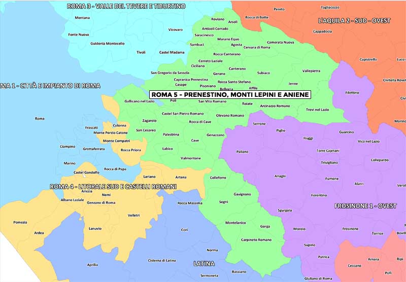 Atem Roma 5 - Prenestino, Monti Lepini e Aniene