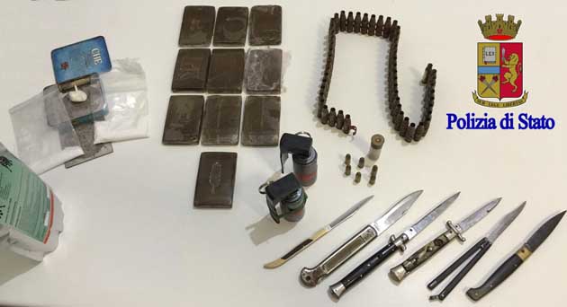 Roma-Polizia-di-Stato-armi-e-droga-00