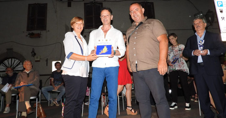 Segni - Premio Letterario da sx Presidente Speranza Sindaco Cascioli Presidente Menichelli 1
