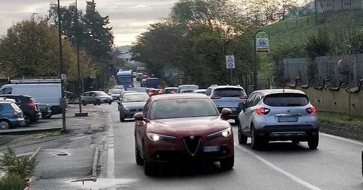 Traffico Via Carpinetana Colleferro