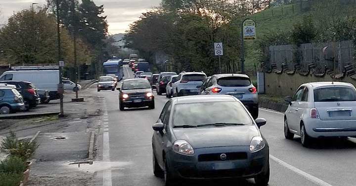 Traffico Via Carpinetana Colleferro