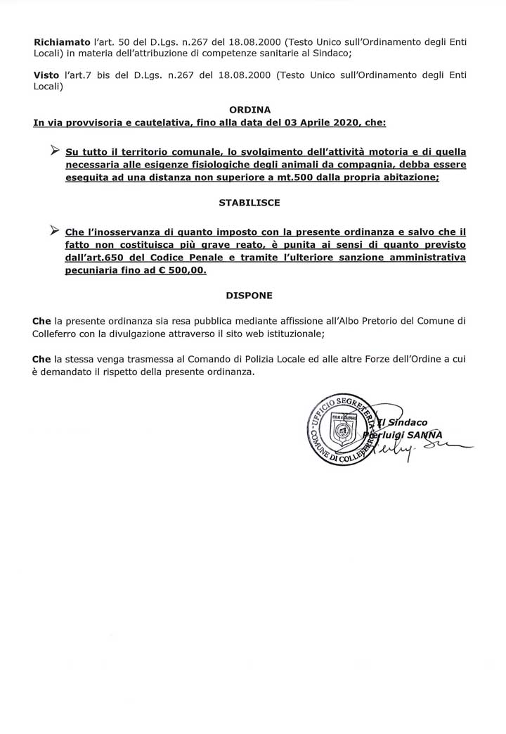 ordinanza 63 2020 distanza di prossimita_2